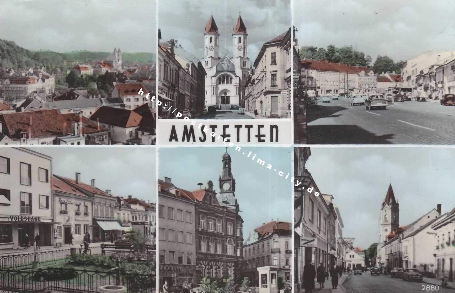 Amstetten Mehrbildkarte 1965